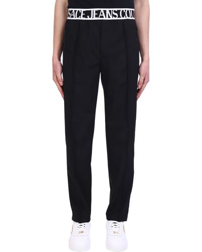 Versace Pants In Black Polyester