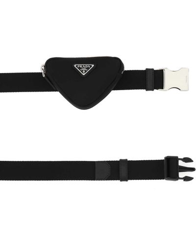 Prada Fabric Belt - Black
