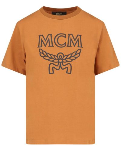 MCM Logo T-shirt - Orange