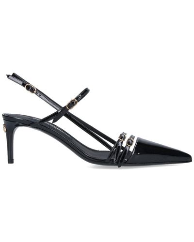 Dolce & Gabbana Slingback Strap Detail - Black