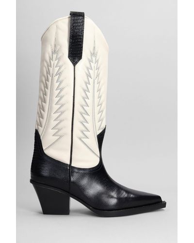 Paris Texas Rosario Texan Boots - White