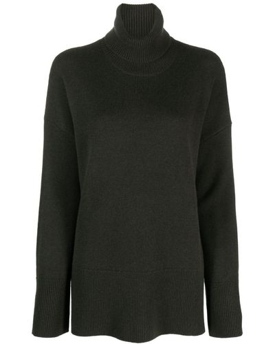 P.A.R.O.S.H. Roll-neck Wool-cashmere Sweater - Black