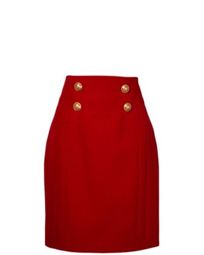 Balmain Skirt - Red