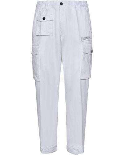 DSquared² Urban Cyprus Cargo Trousers - White