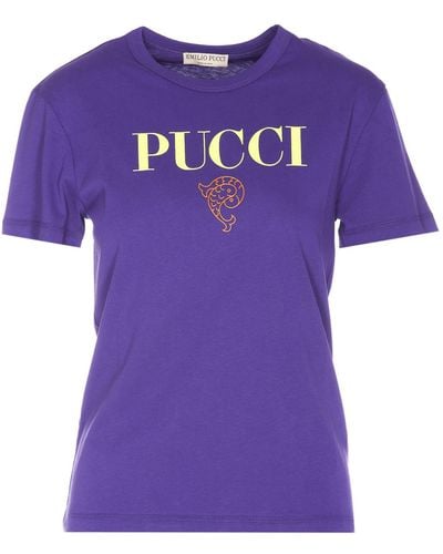 Emilio Pucci Logo T-shirt - Purple