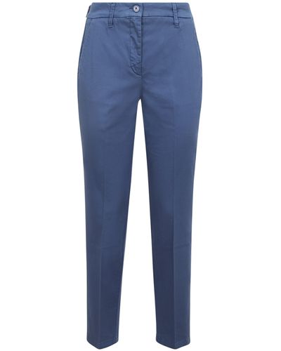 Jacob Cohen Slim Crop Pants - Blue