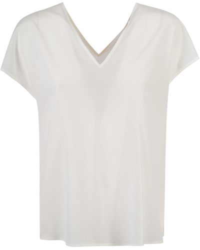 Peserico V-Neck T-Shirt - White