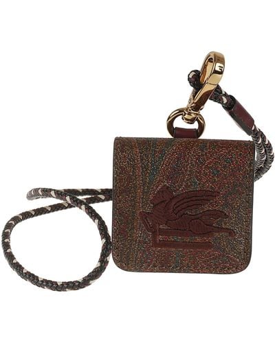 Etro Paisley Airpods Case - Brown