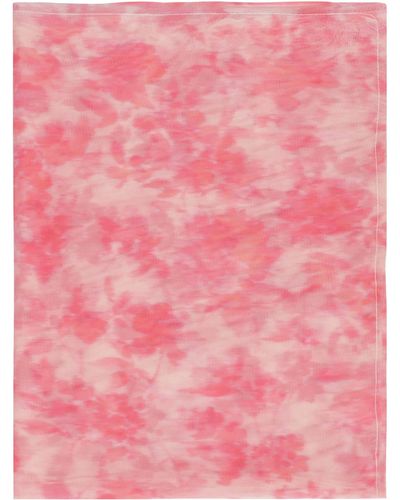 Philosophy Di Lorenzo Serafini Floral Printed Scarf - Pink