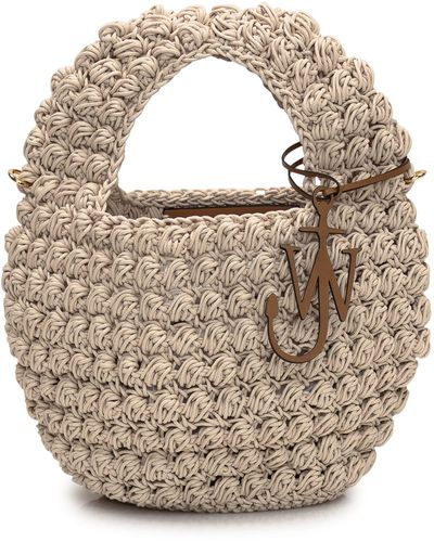 JW Anderson Popcorn Basket Bag - Metallic