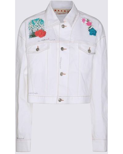 Marni Cotton Casual Jacket - White