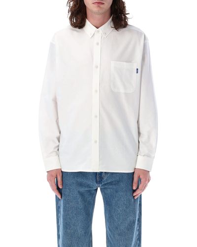 AWAKE NY Embroidered Oxford Shirt - White