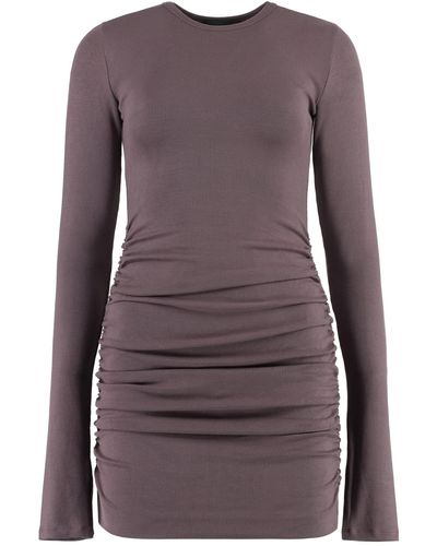 ANDAMANE Viscose Dress - Purple