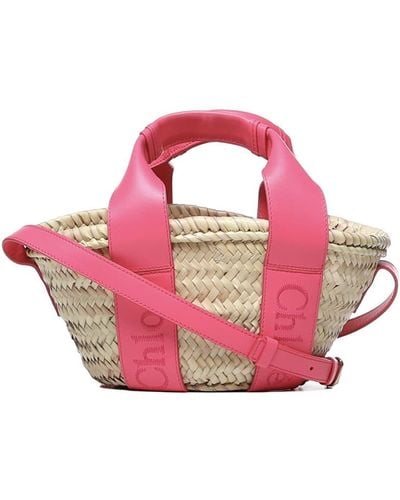 Chloé Sense Small Basket Bag - Pink