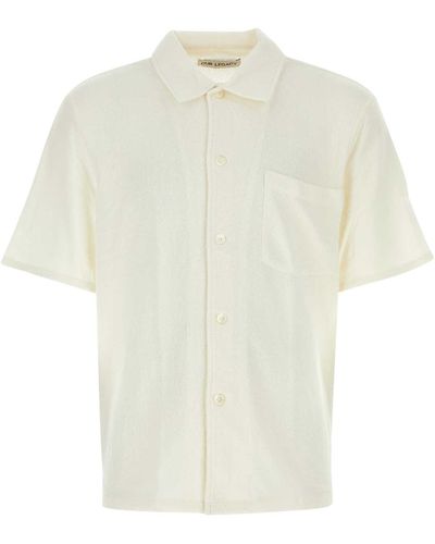 Our Legacy Ivory Polyester Blend Shirt - White