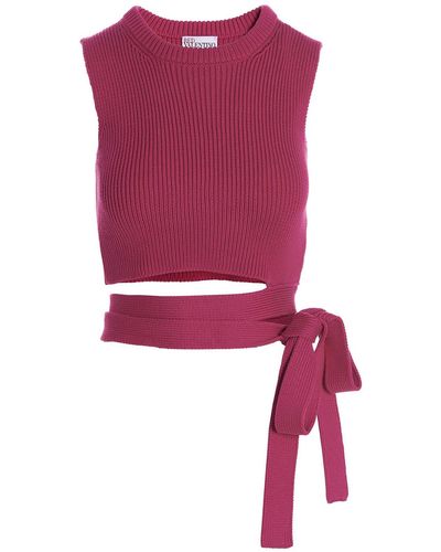 RED Valentino Bow Top - Purple