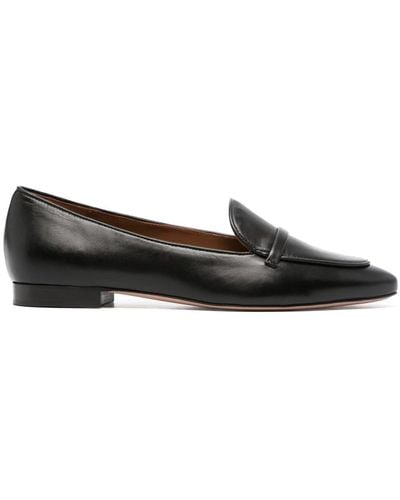 Malone Souliers Bruni Pointed-toe Leather Loafers - Black