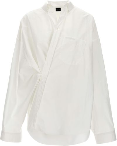 Balenciaga Wrap Shirt - White
