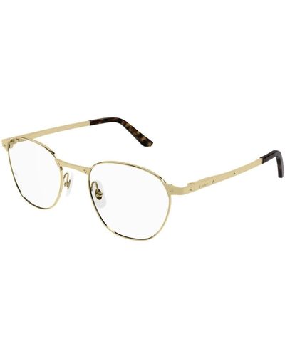 Cartier Ct0337O 001 Glasses - Metallic
