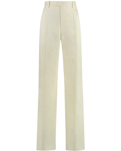 Bottega Veneta Linen Pants - White