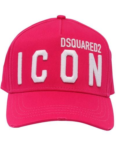 DSquared² Be Icon Baseball Cap - Pink