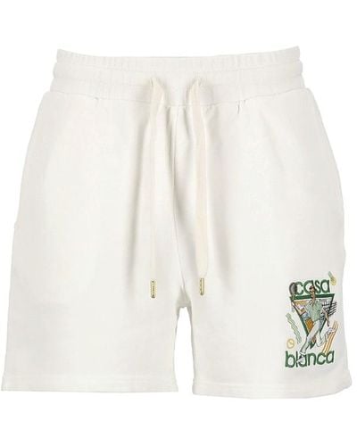 Casablancabrand Cotton Shorts - White