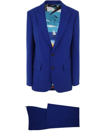 DSquared² Suit With Pockets - Blue