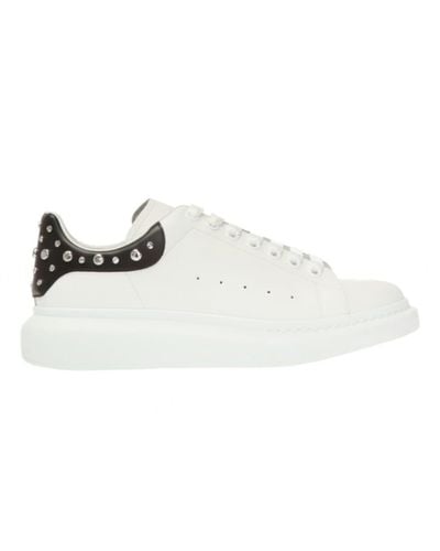 Alexander McQueen Studded Oversized Trainers - White