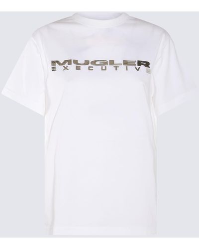 Mugler Cotton T-Shirt - White