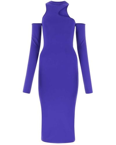 Off-White c/o Virgil Abloh Stretch Nylon Dress - Purple