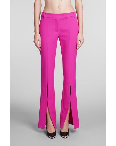 Versace Trousers In Rose-pink Polyester