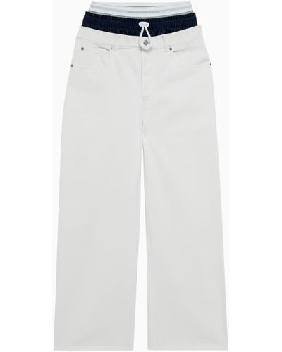 Alexander Wang Prestiled Trilayer Jeans - White