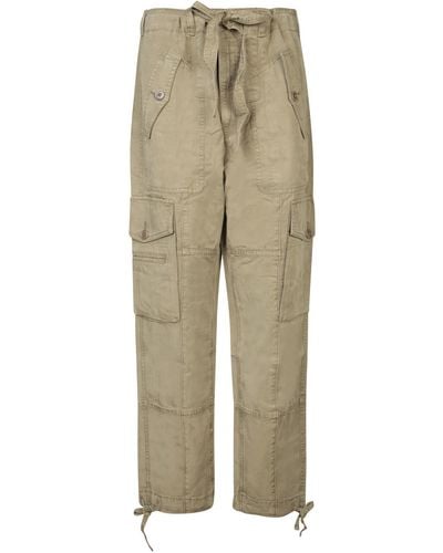 Polo Ralph Lauren Lyoc Blend Cargo Trousers - Natural