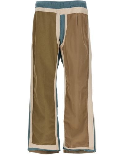 Needles Patchwork Trousers - Natural
