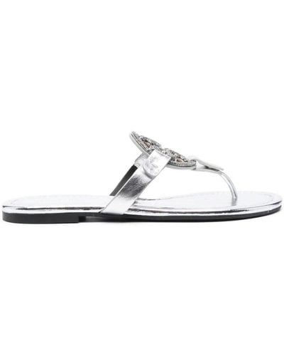 Tory Burch 'miller Pave' Sandals - White