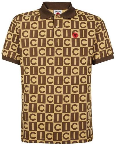 ICECREAM Short Sleeve Cotton Polo Shirt - Metallic