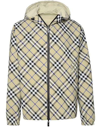 Burberry Reversible Polyester Jacket - Gray