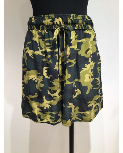 Equipment Printed Silk Shorts - Green