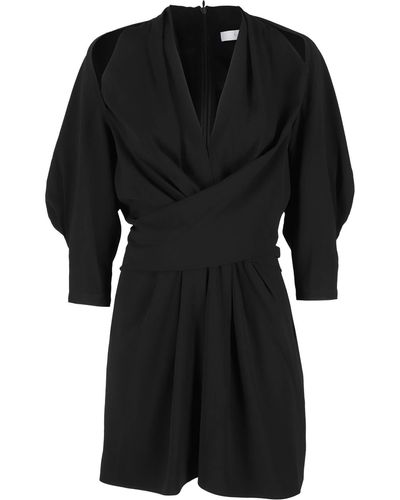 IRO Katie V-neck Mini Dress - Black