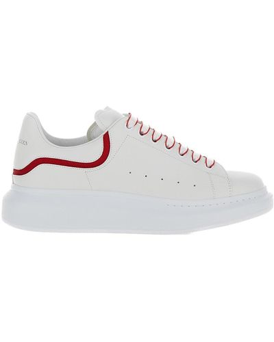 Alexander McQueen Low-Top Trainers With Chunky Sole And Contrasting Heel Tab - White