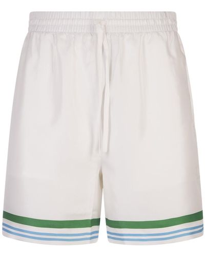 Casablancabrand Le Jeu Colore Shorts - White