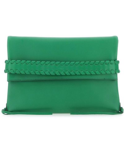 Chloé Clutch-tu - Green