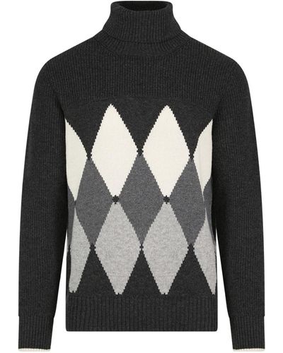 Ballantyne Argyle Sweater - Multicolor