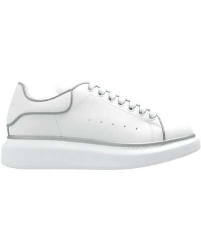 Alexander McQueen Oversized Trainers With Piping - White