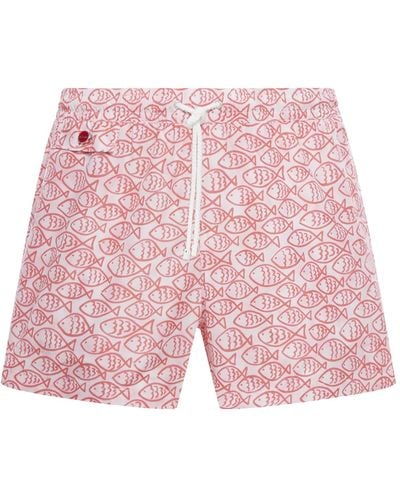 Kiton Swim Shorts Swimwear - Pink
