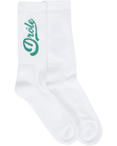 Drole de Monsieur Drole Sport Socks - White