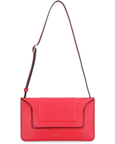 Wandler Penelope Mini Leather Shoulder Bag - Red