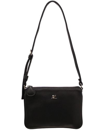 Courreges Leather Purse Bags - Black