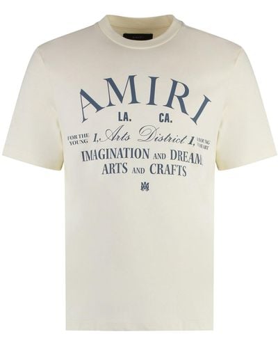 Amiri Cotton Crew-Neck T-Shirt - White