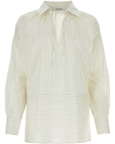 Max Mara Striped Shirt - White